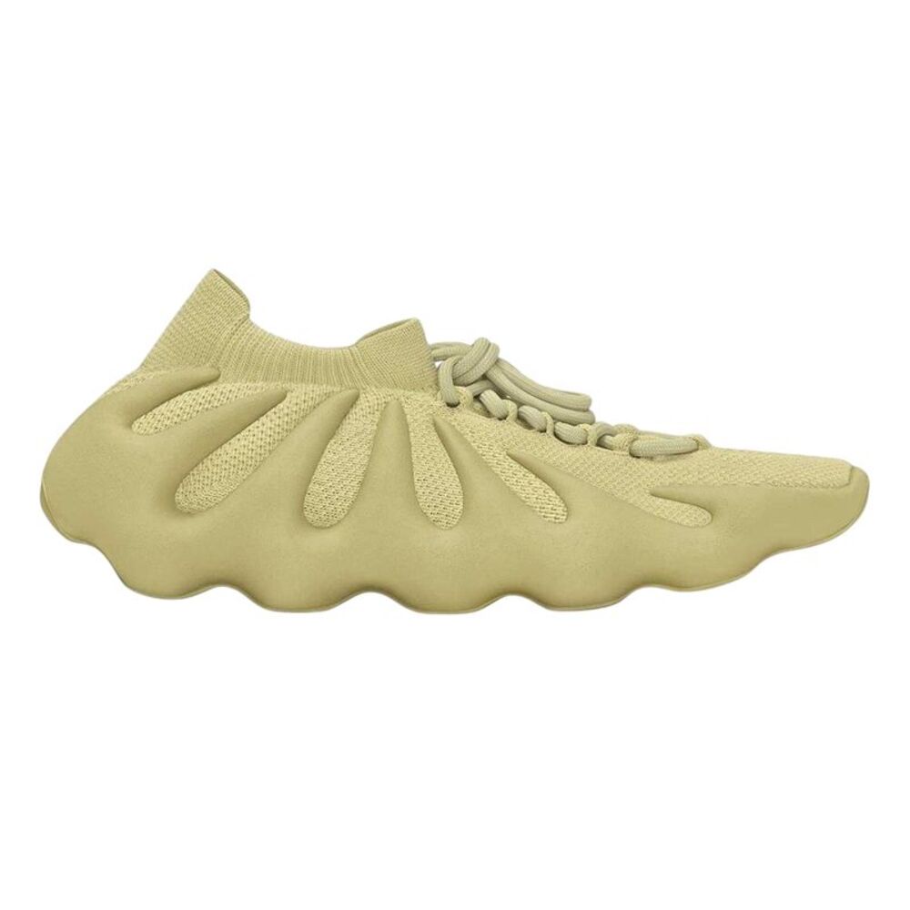 Yeezy Childrens/Kids 450 Logo Knitted Sneakers / Yellow Sulphur